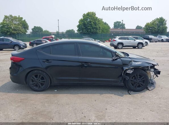 5NPD84LF5HH026612 2017 HYUNDAI ELANTRA Black Instrument cluster view