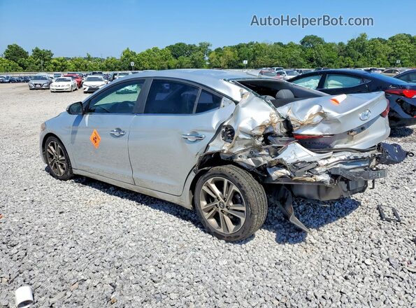 5NPD84LF5HH033396 2017 HYUNDAI ELANTRA Silver Rear left