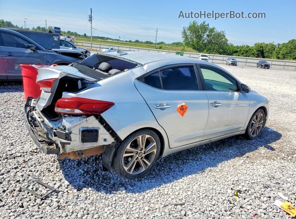 5NPD84LF5HH033396 2017 HYUNDAI ELANTRA Silver Rear right