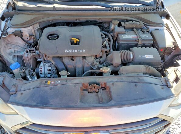 5NPD84LF5HH033396 2017 HYUNDAI ELANTRA Silver Rear interior view