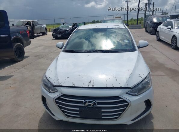 5NPD84LF5HH038355 2017 HYUNDAI ELANTRA White Вид щитка приладів