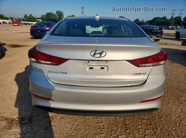 5NPD84LF5HH060792 2017 HYUNDAI ELANTRA Silver Rear view