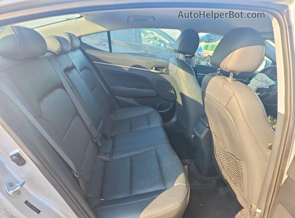 5NPD84LF5HH060792 2017 HYUNDAI ELANTRA Silver Rear seats view