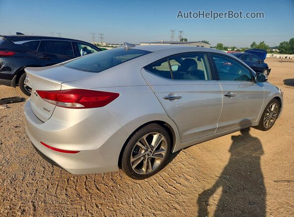 5NPD84LF5HH060792 2017 HYUNDAI ELANTRA Silver Rear right