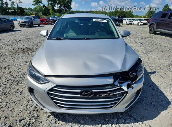 5NPD84LF5HH089306 2017 HYUNDAI ELANTRA Silver წინა ხედი