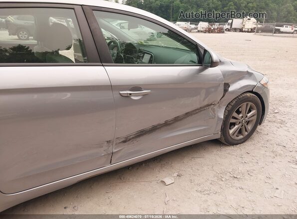 5NPD84LF5HH090939 2017 HYUNDAI ELANTRA Silver წინა ხედი