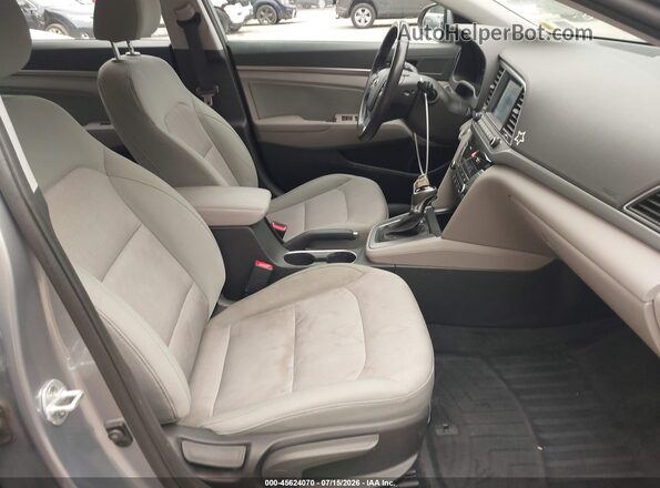 5NPD84LF5HH090939 2017 HYUNDAI ELANTRA Silver წინა სალონის ხედი