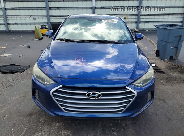 5NPD84LF5HH091119 2017 HYUNDAI ELANTRA Blue Вид спереду