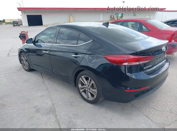 5NPD84LF5HH097812 2017 HYUNDAI ELANTRA Black Trasero izquierdo