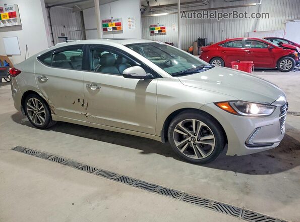 5NPD84LF5HH105715 2017 HYUNDAI ELANTRA Beige Przód prawy
