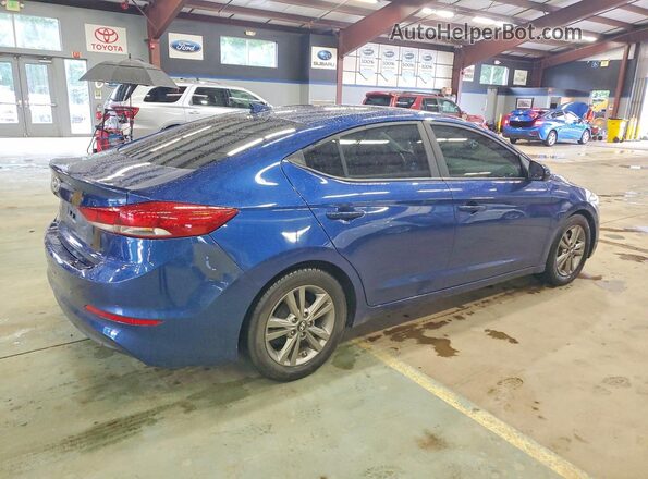 5NPD84LF5HH129755 2017 HYUNDAI ELANTRA Blue უკანა მარჯვენა