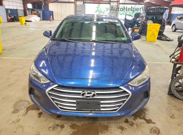 5NPD84LF5HH129755 2017 HYUNDAI ELANTRA Blue წინა ხედი
