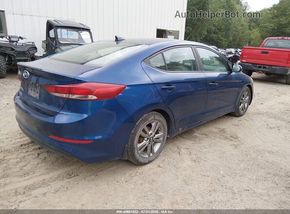 5NPD84LF5HH148614 2017 HYUNDAI ELANTRA Navy Задняя правая четверть