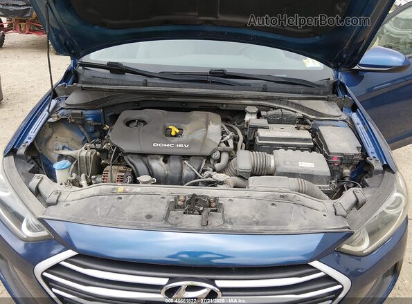 5NPD84LF5HH148614 2017 HYUNDAI ELANTRA Navy Вид сзади