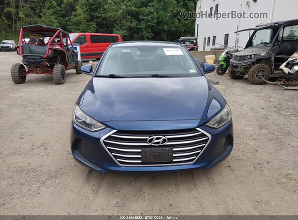 5NPD84LF5HH148614 2017 HYUNDAI ELANTRA Navy Вид щитка приборов