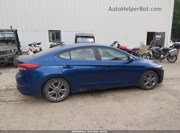 5NPD84LF5HH148614 2017 HYUNDAI ELANTRA Navy Вид задней части салона