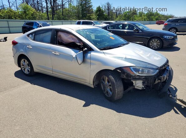 5NPD84LF5HH150296 2017 HYUNDAI ELANTRA Серебряный Передняя правая четверть