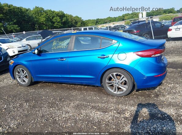 5NPD84LF5HH163808 2017 HYUNDAI ELANTRA Blue Vista interior trasera