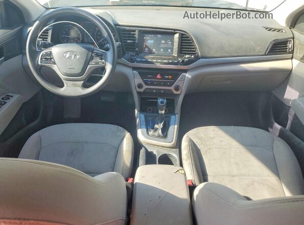 5NPD84LF5HH205006 2017 HYUNDAI ELANTRA White წინა პანელის ხედი