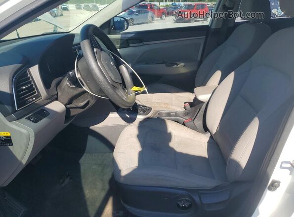 5NPD84LF5HH205006 2017 HYUNDAI ELANTRA White წინა სალონის ხედი