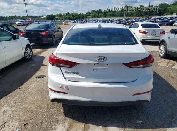 5NPD84LF5HH205006 2017 HYUNDAI ELANTRA White უკანა ხედი