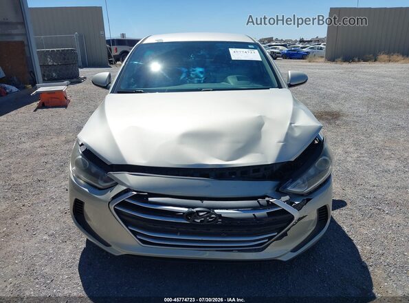 5NPD84LF5HH208455 2017 HYUNDAI ELANTRA Champagne Vista del cuadro de instrumentos