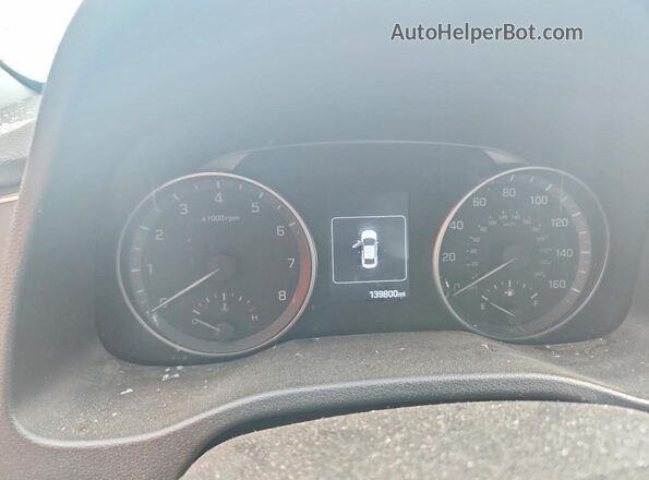 5NPD84LF5JH213841 2018 HYUNDAI ELANTRA Gray Вид щитка приладів