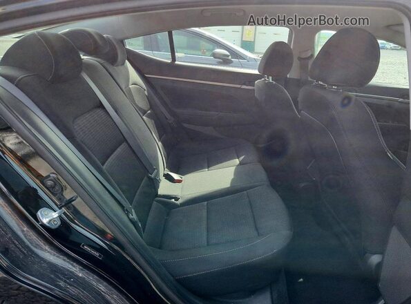 5NPD84LF5JH215315 2018 HYUNDAI ELANTRA Black Vista de los asientos traseros