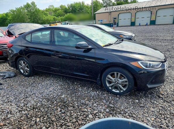 5NPD84LF5JH215315 2018 HYUNDAI ELANTRA Black Delantero derecho
