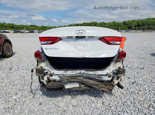 5NPD84LF5JH215654 2018 HYUNDAI ELANTRA White Вид ззаду