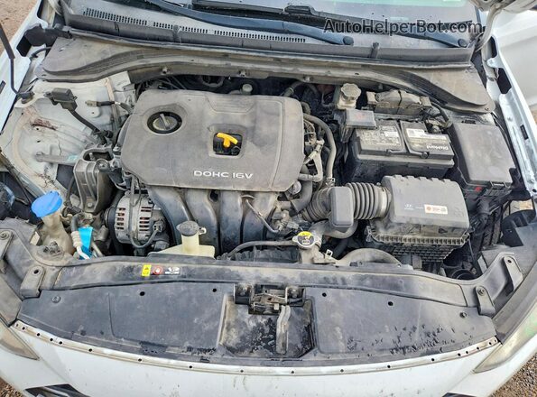 5NPD84LF5JH217372 2018 HYUNDAI ELANTRA White Widok wnętrza z tyłu