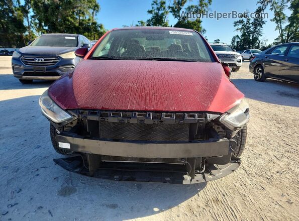 5NPD84LF5JH217629 2018 HYUNDAI ELANTRA Red Widok z przodu