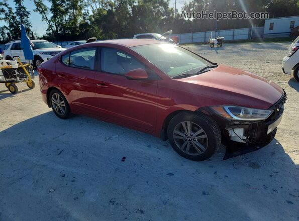 5NPD84LF5JH217629 2018 HYUNDAI ELANTRA Red Przód prawy
