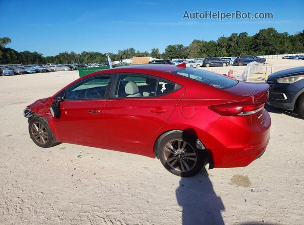5NPD84LF5JH217629 2018 HYUNDAI ELANTRA Red Tył lewy