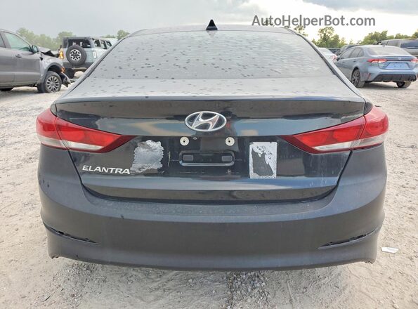 5NPD84LF5JH222684 2018 HYUNDAI ELANTRA Black უკანა ხედი