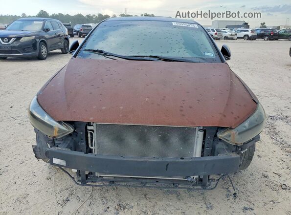 5NPD84LF5JH222684 2018 HYUNDAI ELANTRA Black წინა ხედი