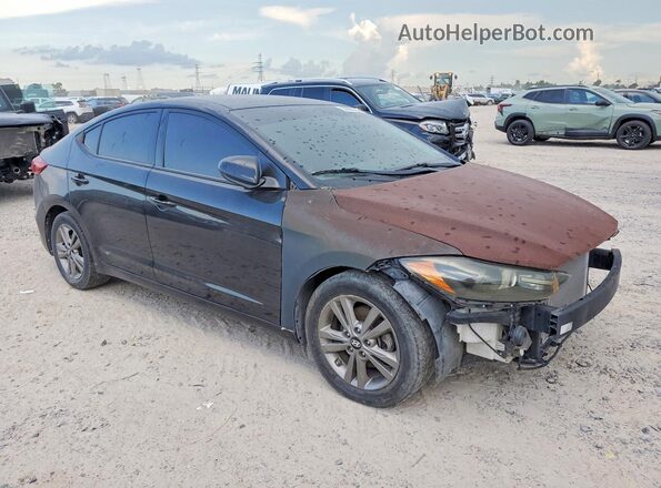5NPD84LF5JH222684 2018 HYUNDAI ELANTRA Black წინა მარჯვენა