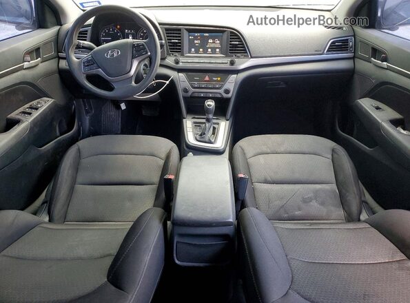 5NPD84LF5JH222684 2018 HYUNDAI ELANTRA Black წინა პანელის ხედი