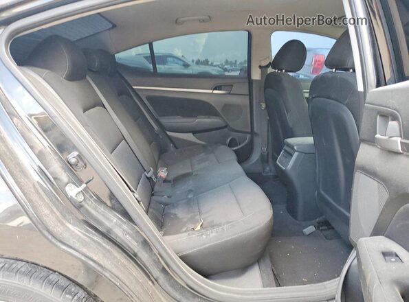 5NPD84LF5JH222684 2018 HYUNDAI ELANTRA Black უკანა სალონის ხედი