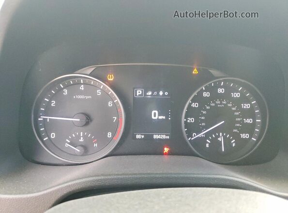 5NPD84LF5JH222684 2018 HYUNDAI ELANTRA Black ხელსაწყოთა პანელის ხედი