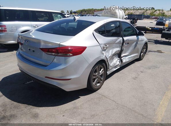5NPD84LF5JH235208 2018 HYUNDAI ELANTRA Silver Задня права чверть