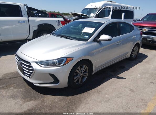 5NPD84LF5JH235208 2018 HYUNDAI ELANTRA Silver Передня ліва чверть