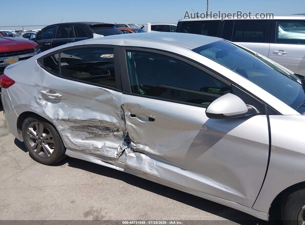 5NPD84LF5JH235208 2018 HYUNDAI ELANTRA Silver Вид спереду