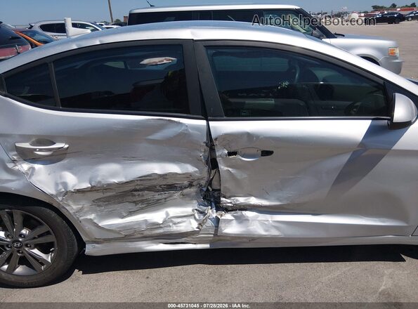 5NPD84LF5JH235208 2018 HYUNDAI ELANTRA Silver Вид задньої частини салону