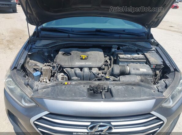5NPD84LF5JH245334 2018 HYUNDAI ELANTRA Gray Вид ззаду
