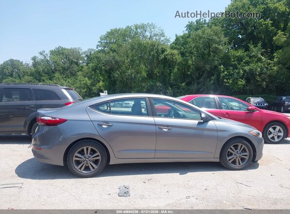 5NPD84LF5JH245334 2018 HYUNDAI ELANTRA Gray Вид щитка приладів