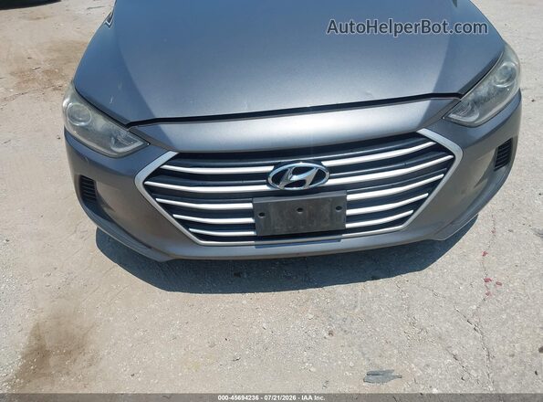 5NPD84LF5JH245334 2018 HYUNDAI ELANTRA Gray Вид спереду
