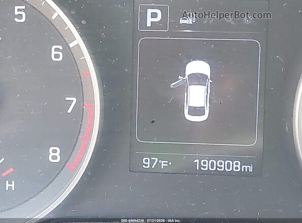 5NPD84LF5JH245334 2018 HYUNDAI ELANTRA Gray Панорамний вид салону 360°