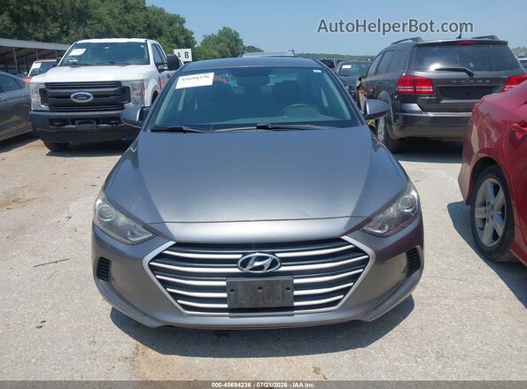 5NPD84LF5JH245334 2018 HYUNDAI ELANTRA Gray Вид панелі приладів