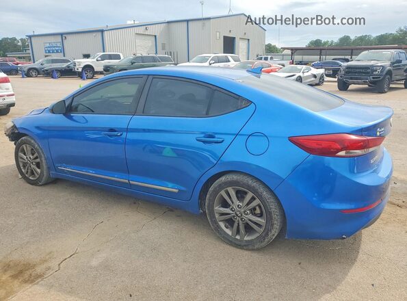 5NPD84LF5JH247827 2018 HYUNDAI ELANTRA Blue უკანა მარცხენა
